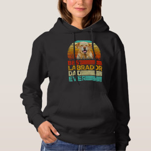 Sudadera Los hombres retro vintage mejor papa labrador nunc
