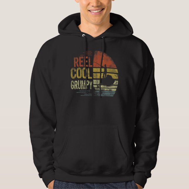 Sudadera Los hombres roman Guay grumpy pescador grumpy Da d (Anverso)