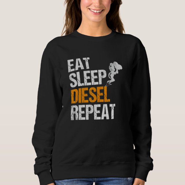 Sudadera Los Hombres Se Comen El Sueño Diesel Repita I Comb (Anverso)