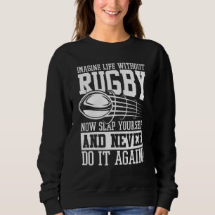 Sudadera Los hombres se imaginan la vida sin un luchador du