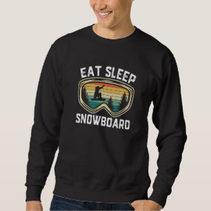 Sudadera Los hombres se toman el sueño Snowboard Retro Snow