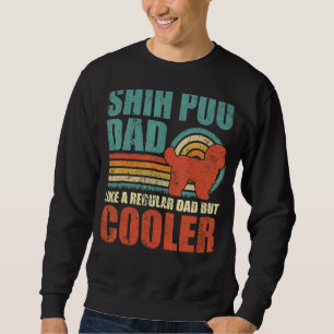 Sudadera Los Hombres Shih Poo Dad Como Un Padre Regular Per