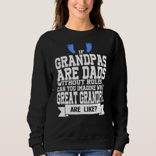 Sudadera Los hombres si los abuelitos son padres sin reglas