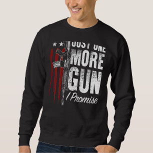 Sudadera Los hombres son sólo una pistola más, prometo dere