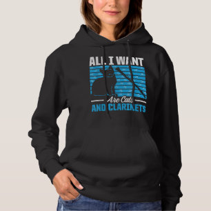 Sudadera Los Hombres Todo Lo Que Quiero Son Gatos Y Clarine