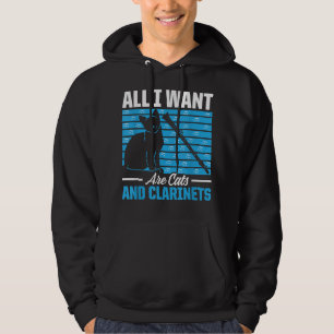 Sudadera Los Hombres Todo Lo Que Quiero Son Gatos Y Clarine