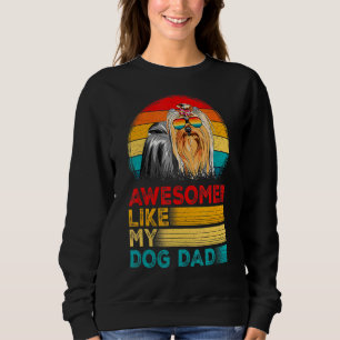 Sudadera Los hombres vintage alucinan a mi papá terrible de