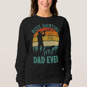 Sudadera Los hombres vintage mejor padre cazador