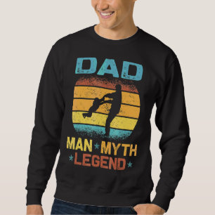 Sudadera Los Hombres Vintage Papá El Hombre El Mito De La L