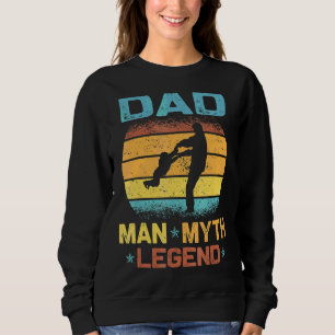 Sudadera Los Hombres Vintage Papá El Hombre El Mito De La L