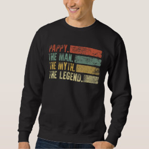 Sudadera Los Hombres Vintage Pappy El Hombre El Mito La Ley
