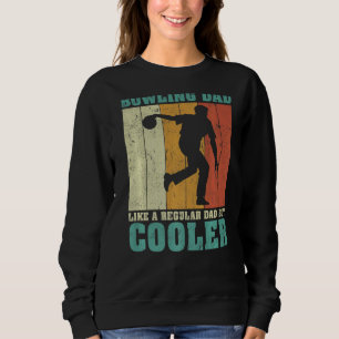 Sudadera Los Hombres Vintage Retro Bowling A Papá Como Un P