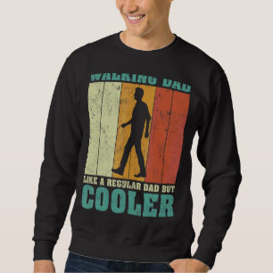 Sudadera Los Hombres Vintage Retro Caminando A Papá Como Un