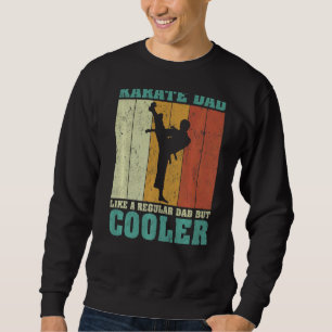 Sudadera Los Hombres Vintage Retro Karate Papá Como Un Padr