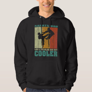 Sudadera Los Hombres Vintage Retro Karate Papá Como Un Padr
