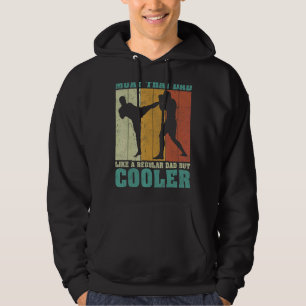 Sudadera Los Hombres Vintage Retro Muay Thai Dad Como Un Dí