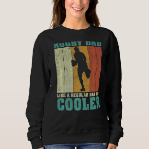 Sudadera Los Hombres Vintage Retro Rugby Papá Como Un Padre