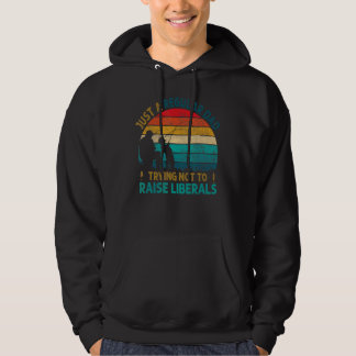 Sudadera Los Hombres Vintage Un Padre Regular Intenta No Le