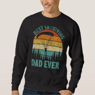 Sudadera Los hombres vivan el mejor papa paracaidista del d