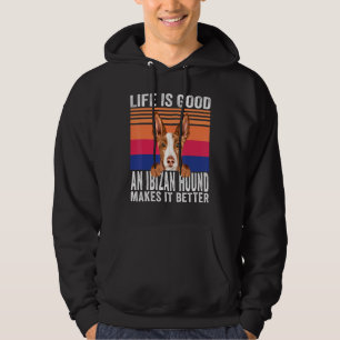 Sudadera Los Hounds de Ibiza hacen que tu vida sea buena co
