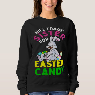 Sudadera Los Huevos De Chocolate De Bunny Comen A La Herman