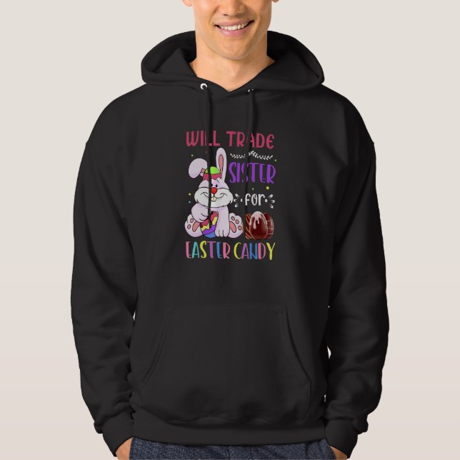 Sudadera Los Huevos De Chocolate De Bunny Comen A La Herman (Anverso)