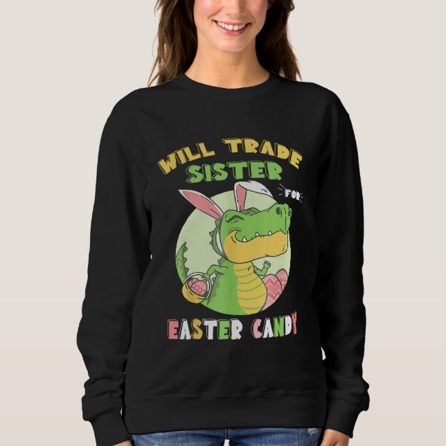 Sudadera Los Huevos De Chocolate De Bunny Comen A La Herman (Anverso)