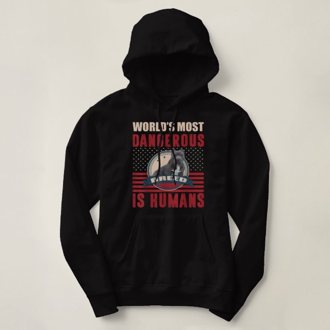Sudadera Los humanos de la raza peligrosa T-Sh (Diseño del anverso)