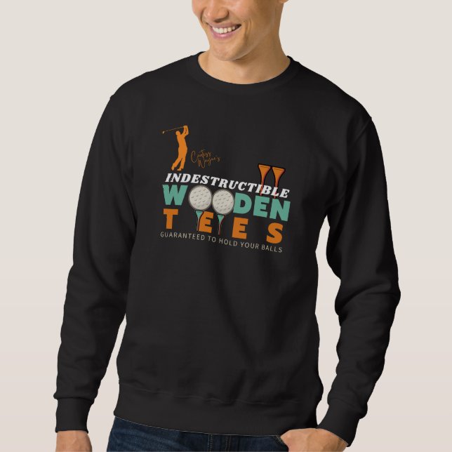 Sudadera Los indestructibles tees de madera de Curtiss Wayn (Anverso)