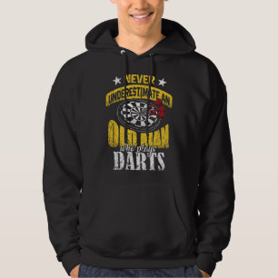 Sudadera Los Jugadores De Dart Nunca Subestiman A Un Hombre