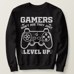 Sudadera Los jugadores no envejecen, simplemente suben de n