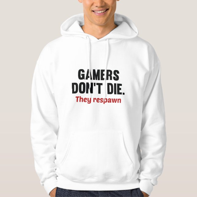 Sudadera Los jugadores no mueren. Ellos Respetaron. (Anverso)
