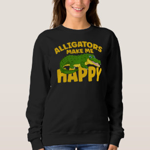 Sudadera Los lagartos me hacen feliz gator de niños cocodri