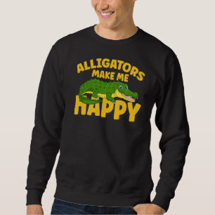 Sudadera Los lagartos me hacen feliz gator de niños cocodri