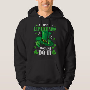 Sudadera Los Leprechauns me hicieron hacerlo el niño del Dí
