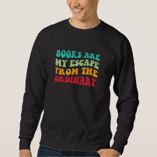 Sudadera Los libros son mi escape de la biblioteca de profe
