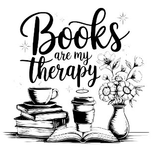 Sudadera Los libros son mi terapia