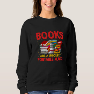 Sudadera Los libros son una magia de lectura singularmente