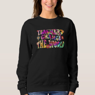 Sudadera Los maestros cambian al profesor del mundo de regr