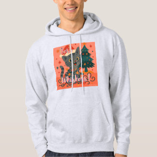 Sudadera ¡Los mejores bigotes! Gato de Santa divertido