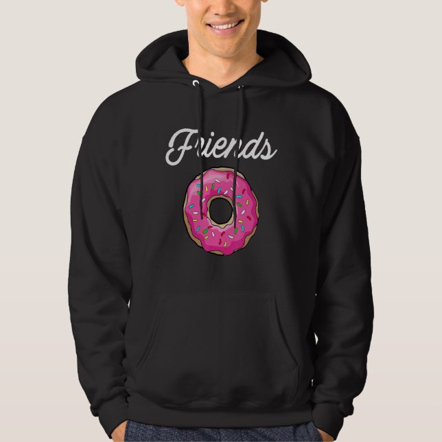 Sudadera Los mejores donuts de amigos (Anverso)