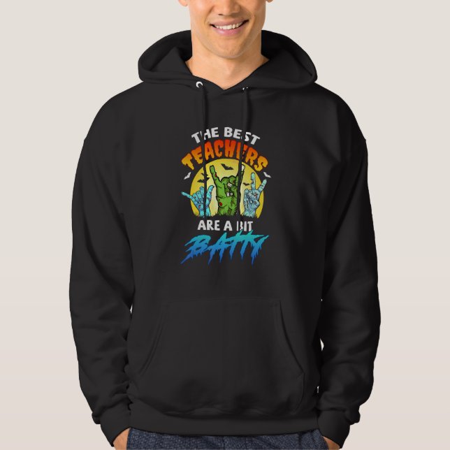 Sudadera Los Mejores Maestros Son Un Poco Bastantes (Anverso)