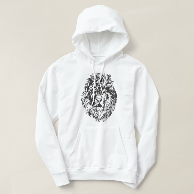 Sudadera Los Mejores Nacen Como LEO (Diseño del anverso)