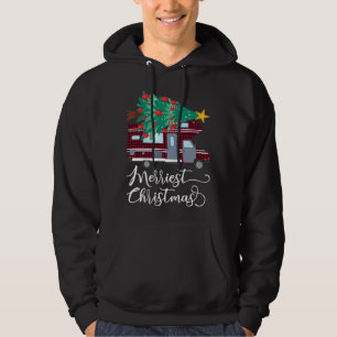 Sudadera Los mejores Navidades acampan Camper Xmas Rojo