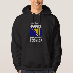 Sudadera Los mejores papas son el Día del Padre de Bosnia F