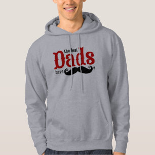 Sudadera Los mejores papás tienen camiseta de los bigotes