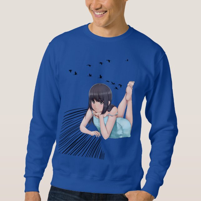 Sudadera Los mejores personajes de anime japoneses (Anverso)