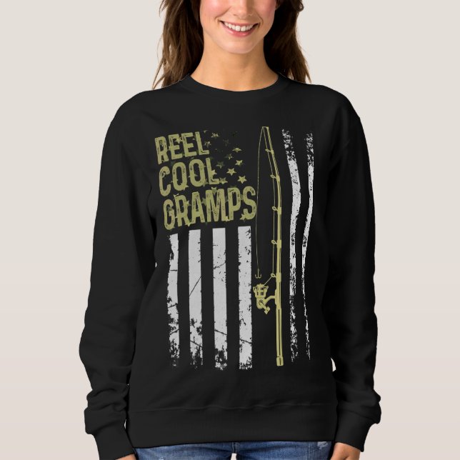 Sudadera Los Mejores Pescadores Reel Gramps De Guay Para Da (Anverso)