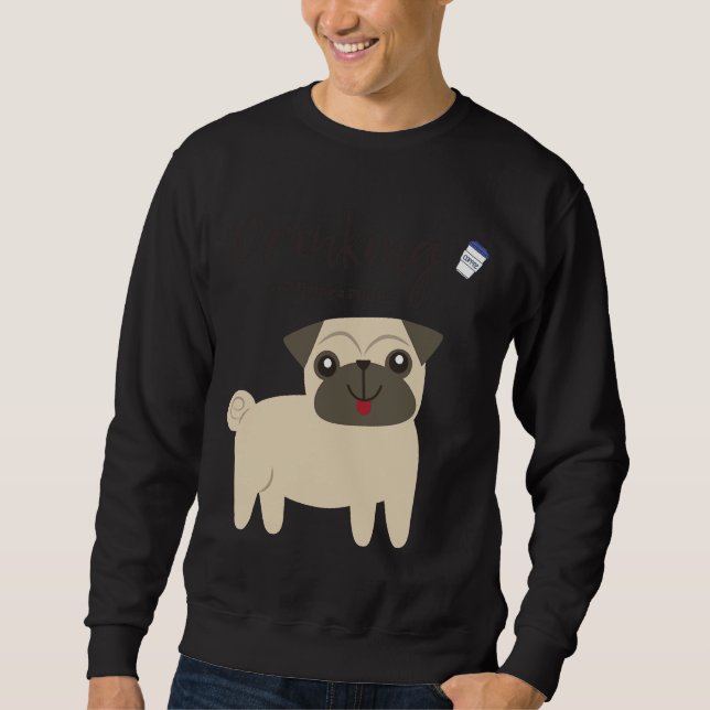 Sudadera Los mejores regalos de Pug para los amantes de Pug (Anverso)
