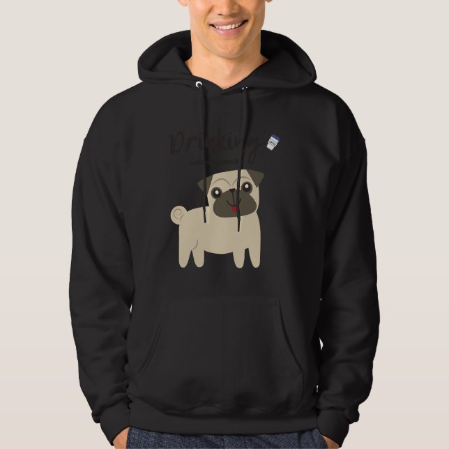 Sudadera Los mejores regalos de Pug para los amantes de Pug (Anverso)